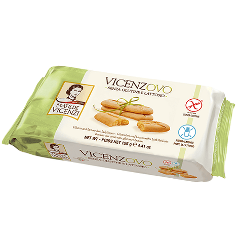 Matilde Vicenzi Biscuits Saviardi Sans gluten et sans lactose 125g