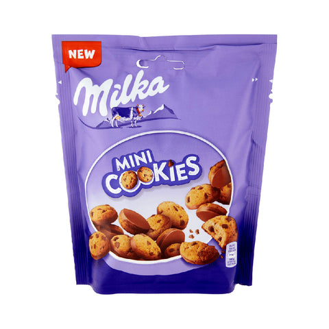 Milka Mini Cookies Biscuits aux Pépites de Chocolat 110g