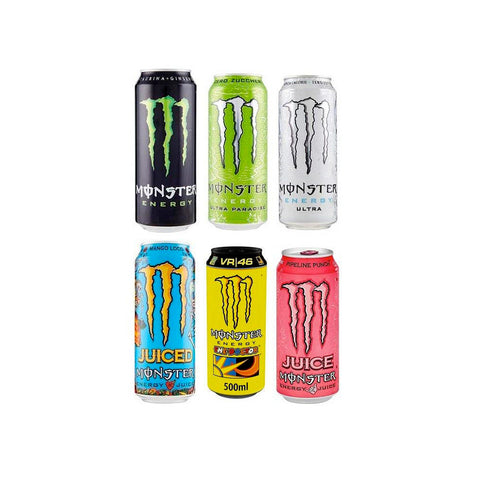 Testpack Monster Energy boisson gazeuse sportive 6 saveurs