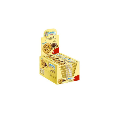 Mulino Bianco Baiocchi Biscuits Cacao Noisette (42 x 28g)