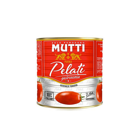 Mutti Peeled tomatoes 1x2.5kg Mutti Gastronomia Pomodori Pelati Peeled Plum Tomatoes 2,5Kg 8005110043109
