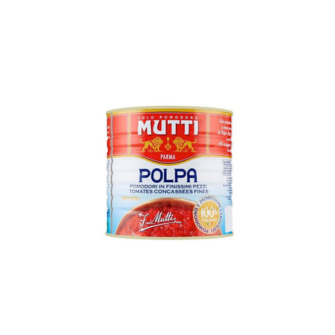 Mutti Polpa di Pomodoro Tomato Pulp Can 2,5Kg - Italian Gourmet UK