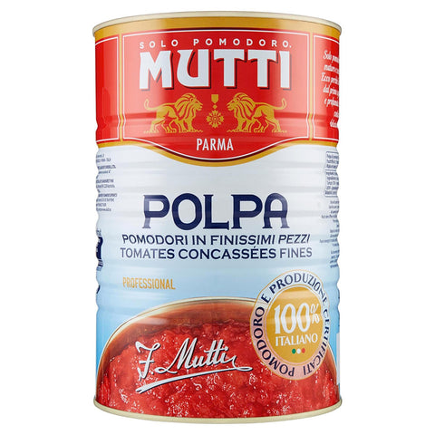 Pulpe de tomate finement hachée Mutti Polpa (400g)