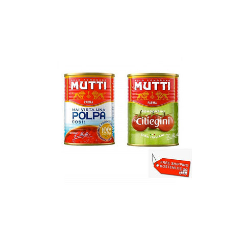 Test pack Mutti Polpa & Ciliegini Tomates Cerises & Pulpe 48x400g