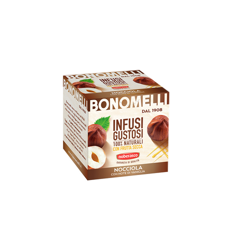 Bonomelli Infusi Gustosi Nocciola con note di vaniglia Noisette aux notes vanillées 10 filtres