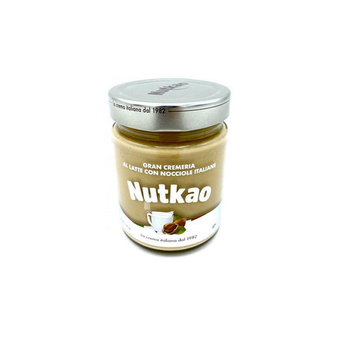 Nutkao Spreadable cream 350g Nutkao Gran Cremeria milk and hazelnuts spreadable cream (350g) 8008245004496