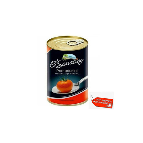 O' Sarracino Pomodorini in succo tomates cerises italiennes en jus boîte méga pack 24x400g