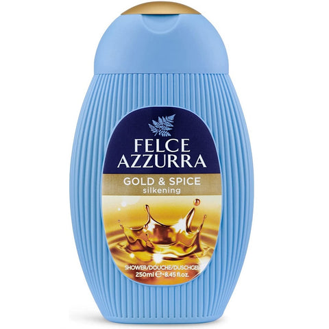 Felce Azzurra - Doccia Shampoo Oro e Spezie, Nutriente Shampoing Douche 250ml
