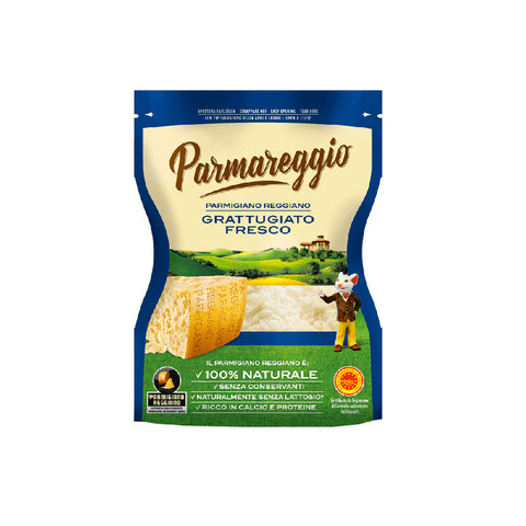 Parmareggio Parmigiano Reggiano Formaggio Grattugiato Fresco Grated Cheese 60g - Italian Gourmet UK