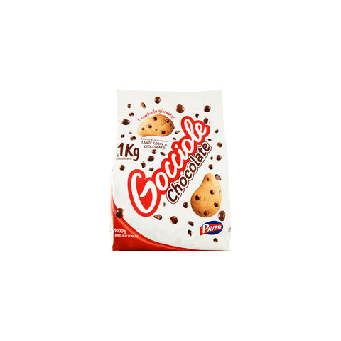 Pavesi Gocciole Chocolat Biscuits originaux aux pépites de chocolat 1Kg
