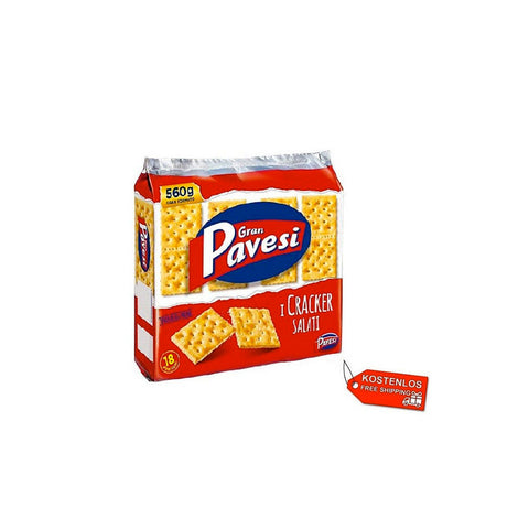 Crackers salés Gran Pavesi (6x560g)