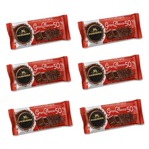 Perugina GranBlocco Cioccolato Fondente 50% Cacao 500g