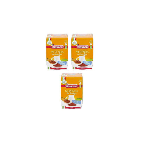 Plasmon La Merenda dei Bambini Latte e Cacao Milk and cocoa (2 x 120g) from 6 months - Italian Gourmet UK