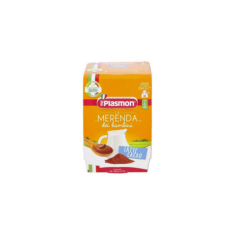 Plasmon La Merenda dei Bambini Latte e Cacao Lait et cacao (2 x 120g) à partir de 6 mois