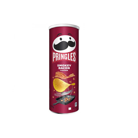 Pringles Chips 1x175g Pringles Smokey Bacon Flavour 175g 5053990162765