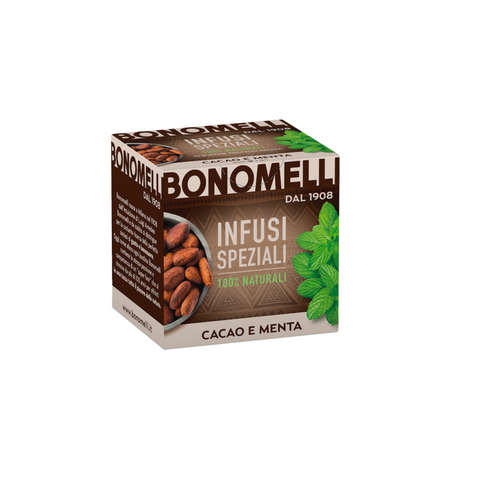 Bonomelli Infusi Speziali Cacao e Menta Infusions cacao et menthe 10 filtres
