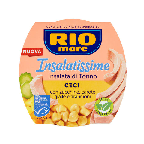Rio Mare Insalatissime Ceci Thon Salade Pois Chiches Plats Cuisinés 160g