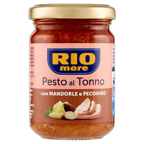 Rio Mare Pesto al Tonno con Mandorle e Pecorino Rio Mare Pesto au Thon aux Amandes et Pecorino (130g)