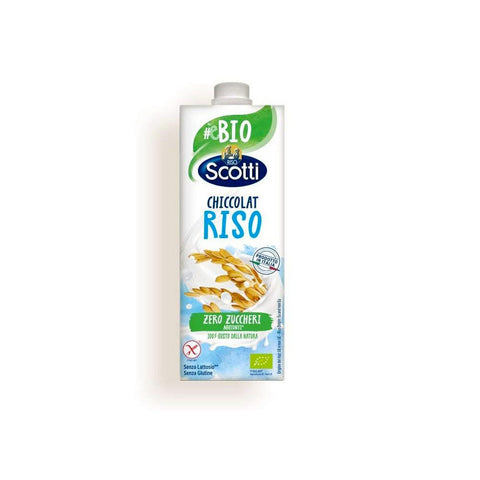Riso Scotti Milk 1liter Riso Scotti Chiccolat Latte di Riso Organic Rice Milk 1Lt 8001860810008