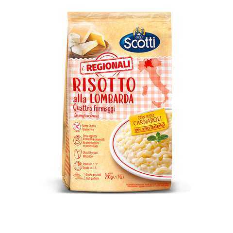 Riso Scotti i Regionali Risotto alla Lombarda Quattro Formaggi Quatre Fromages 200g