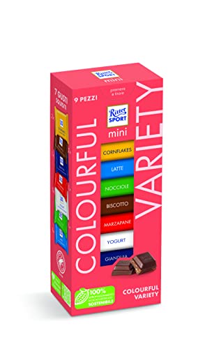 Ritter Sport MINI COLOURFUL VARIETY 9 pièce150gr