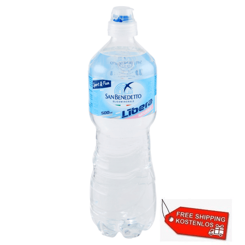 48x San Benedetto Libera Acqua Minerale Naturale Eau Minérale Naturelle jetable PET 500ml