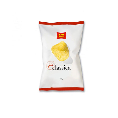 San Carlo Classica Patatine Chips Chips De Pommes De Terre Snack Salé 180g