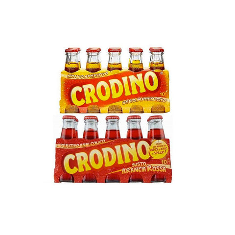 San Pellegrino Aperitivo Pack Original Crodino + Crodino à l'orange sanguine (20x100ml) boisson gazeuse italienne