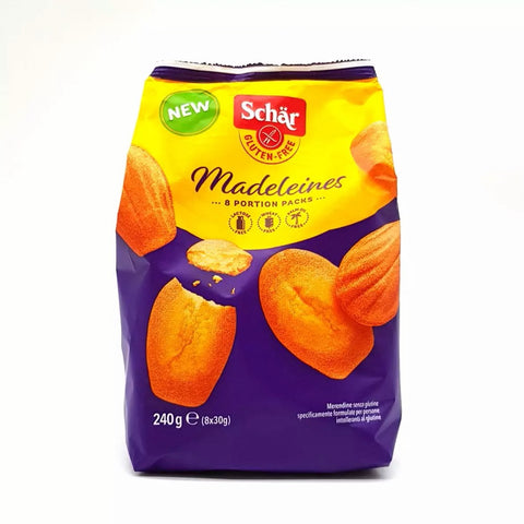 Schar Madeleines Merendina Senza Glutine Madeleines Snack Sans Gluten 8x30g