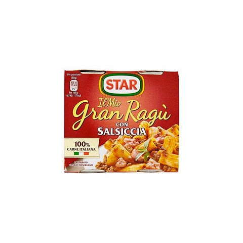 Star Gran Ragu' avec Saucisse (2x180g)