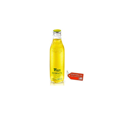 25x bouteilles Tassoni soda cedrata 180 ml boisson gazeuse au cédrat italien apéritif cèdre