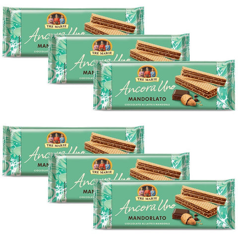 Tre Marie Ancora Uno Wafer Mandorlato gaufrette aux amandes (140g)