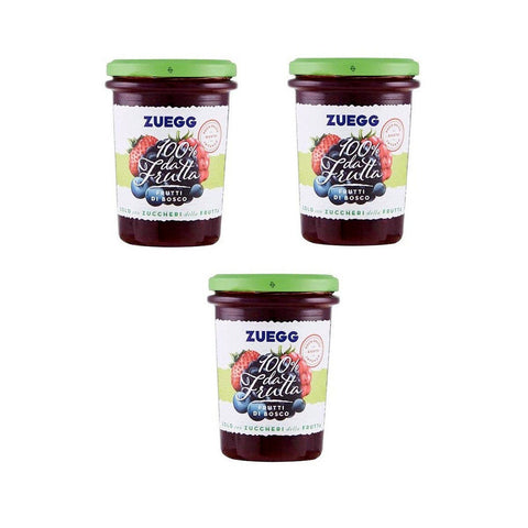 Zuegg Jam 3x250g Zuegg Frutti di Bosco Italian berry jam 100% fruit 250g 80322726