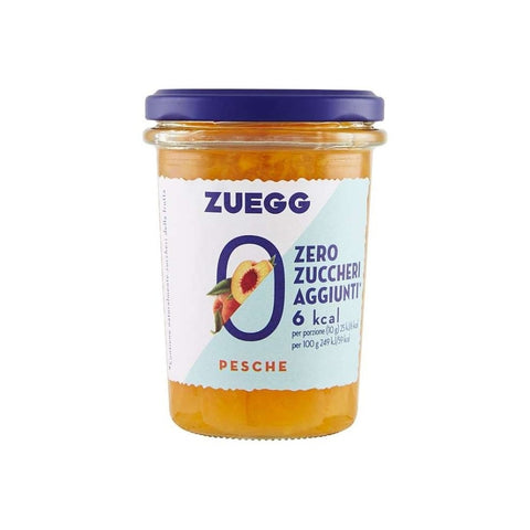 Zuegg Zero Zuccheri Aggiunti Pesche 220gr - Zuegg Pêches Sans Sucre Ajouté